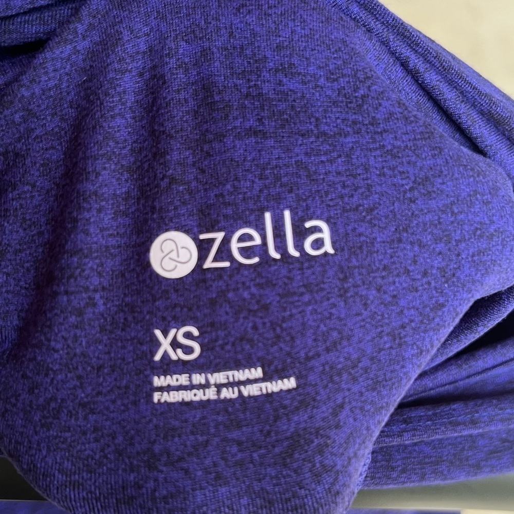 Zella Restore Soft Maternity Leggings Size XS Blue Melange - Picture 6 of 6